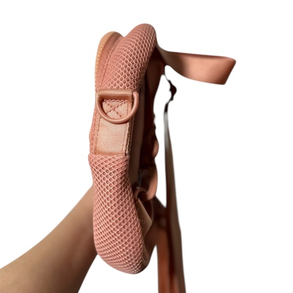 Adidas Mini Backpack Rose Mesh Sporty Adjustable Strap Small Bag Women - Picture 4 of 8